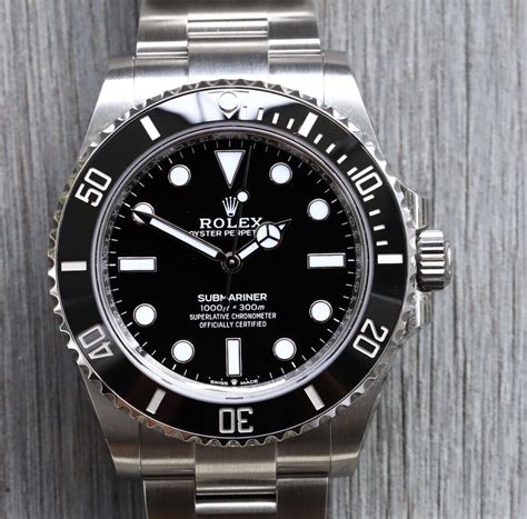 rolex no date sub review|Rolex submariner 41mm no date.